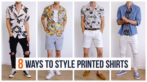 how to wear printed shirts